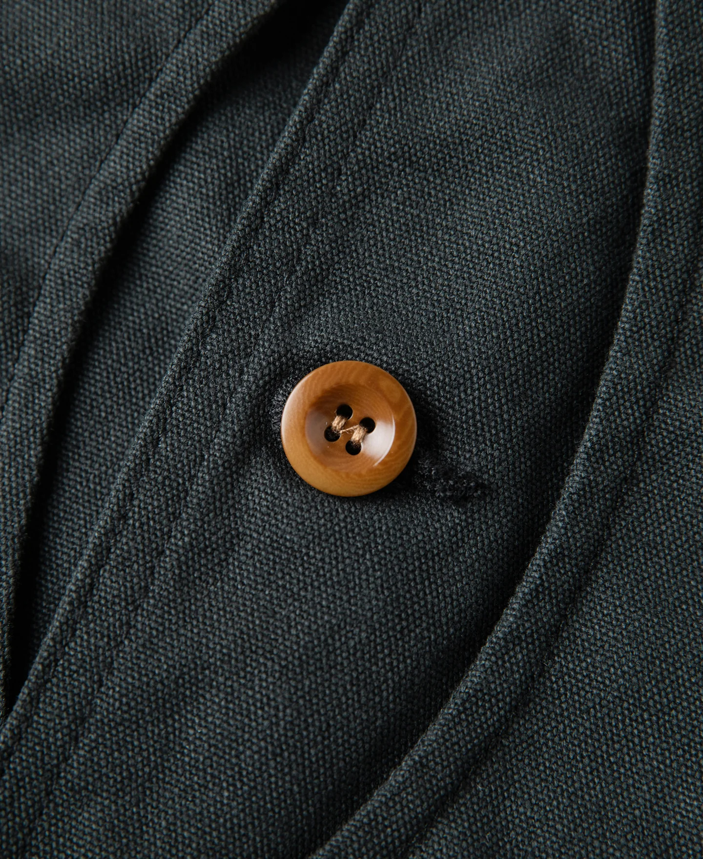 1930s Canvas Game Pockets Vest - Dark Green - Image 11