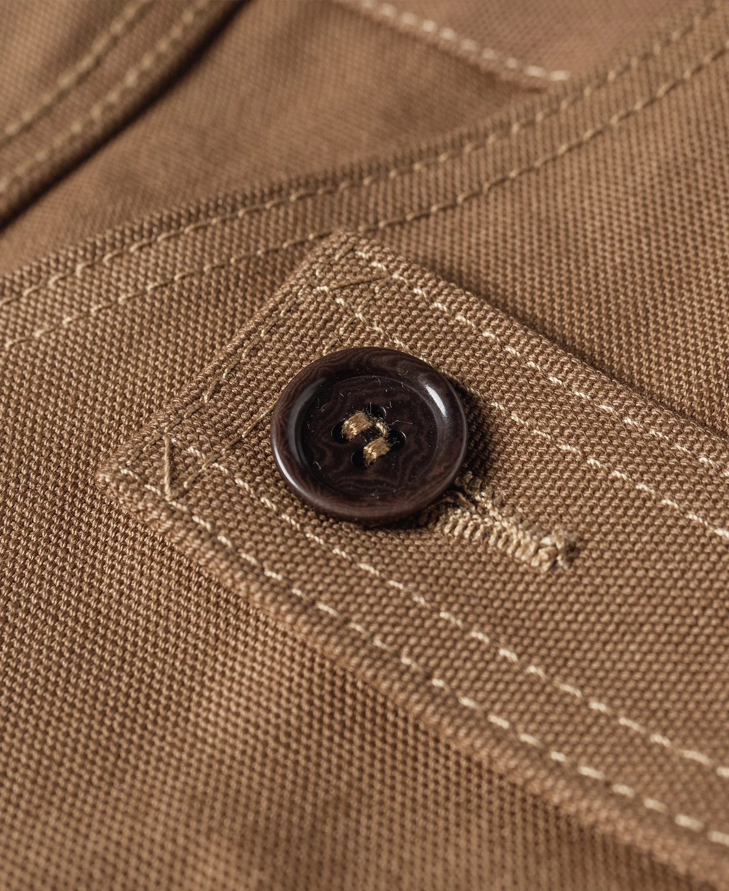 1930s Heavyweight Canvas Game Pocket Hunting Vest - Khaki - Image 14
