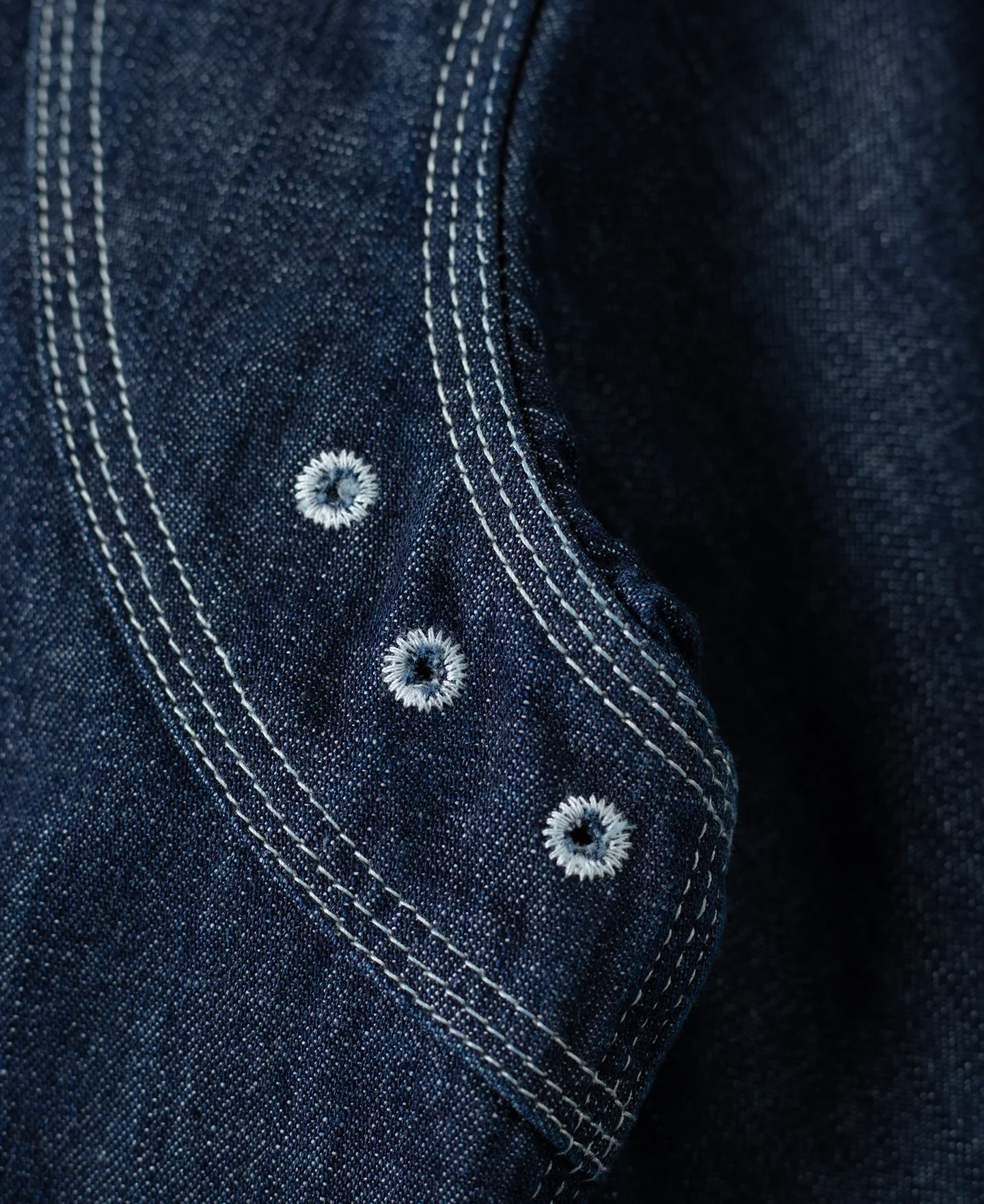 1933 Cigarette Pocket Denim Work Shirt - Image 10