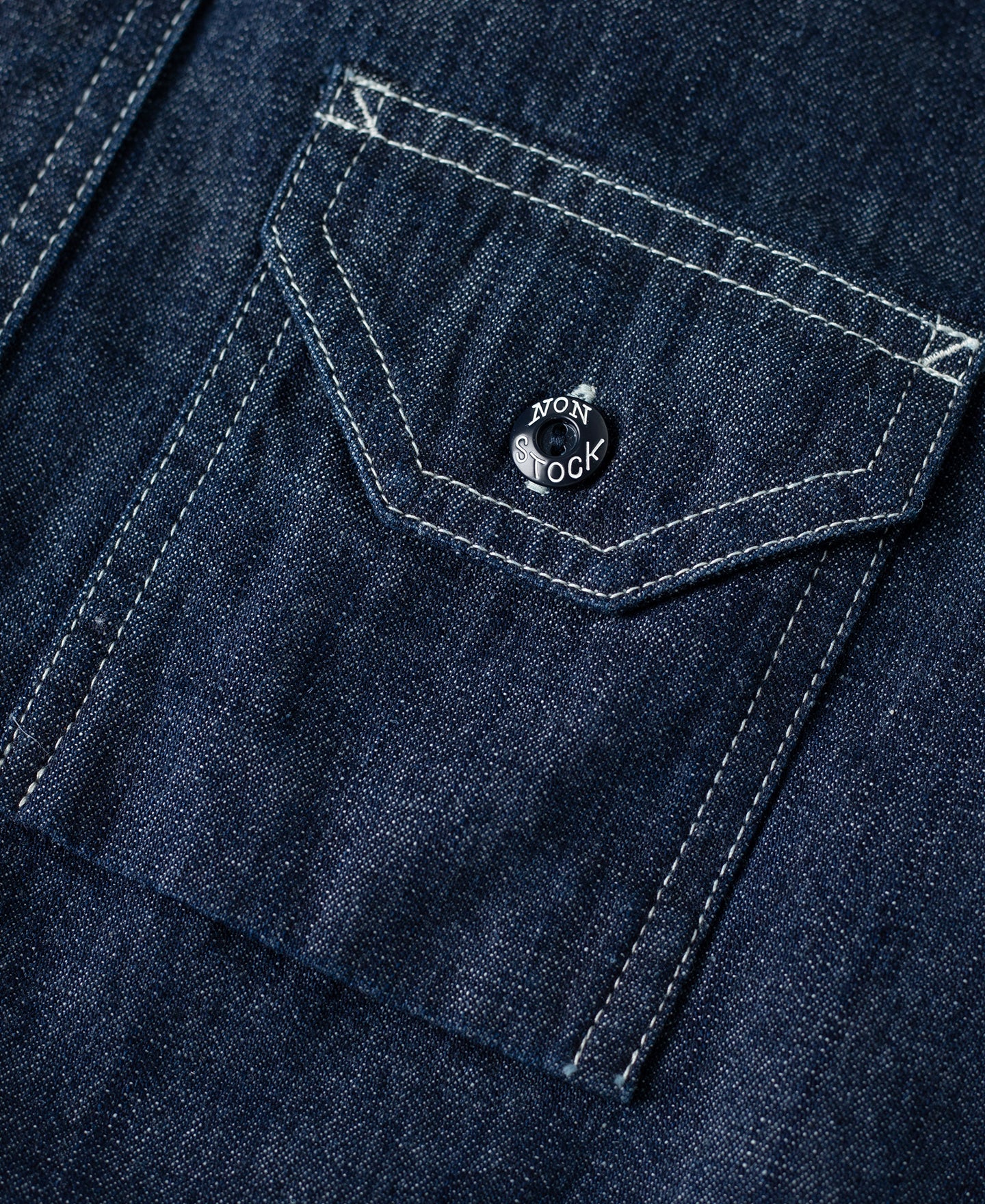 1933 Cigarette Pocket Denim Work Shirt - Image 11