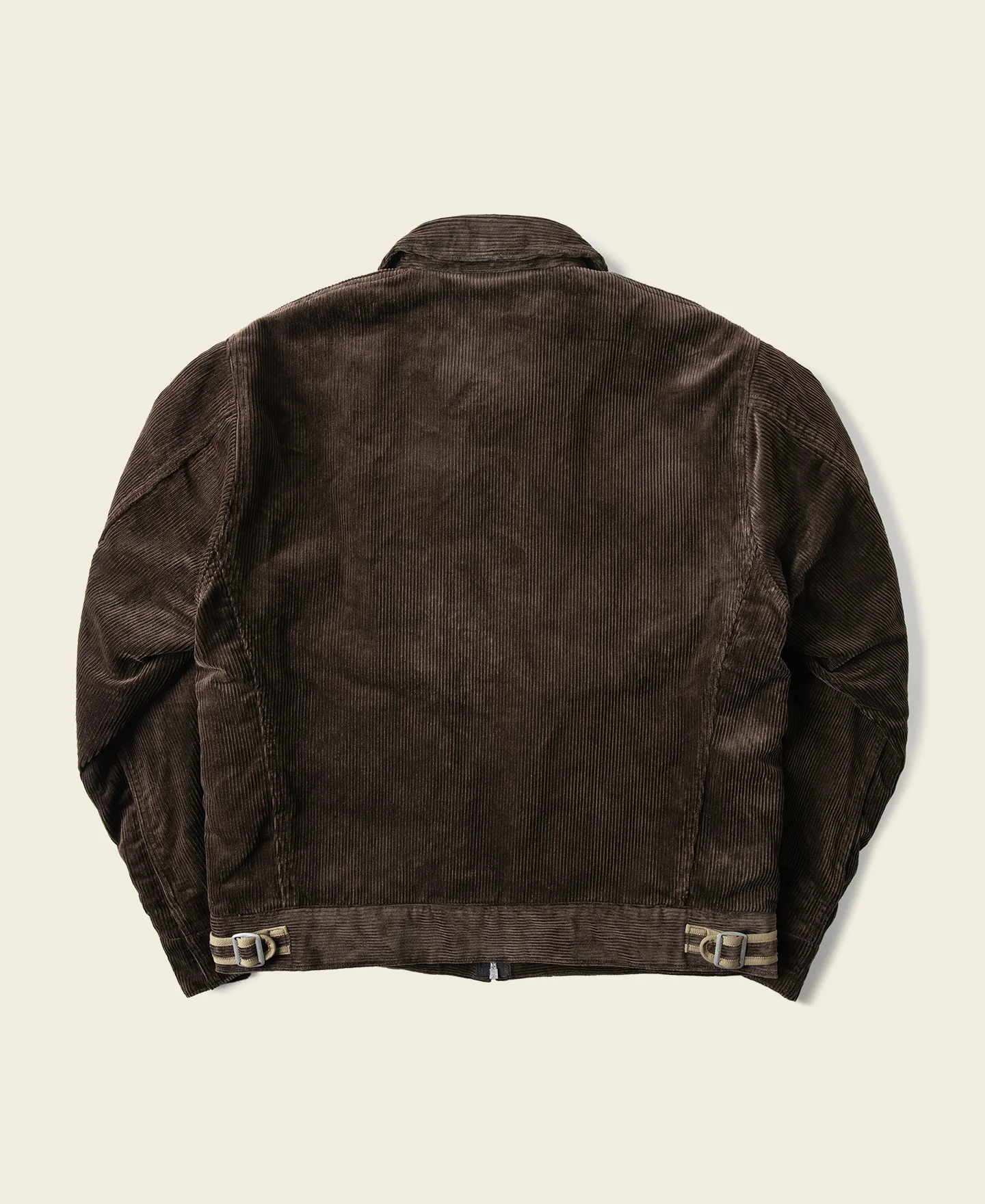 1940s Heavyweight Corduroy Cossack Jacket - Brown - Image 2