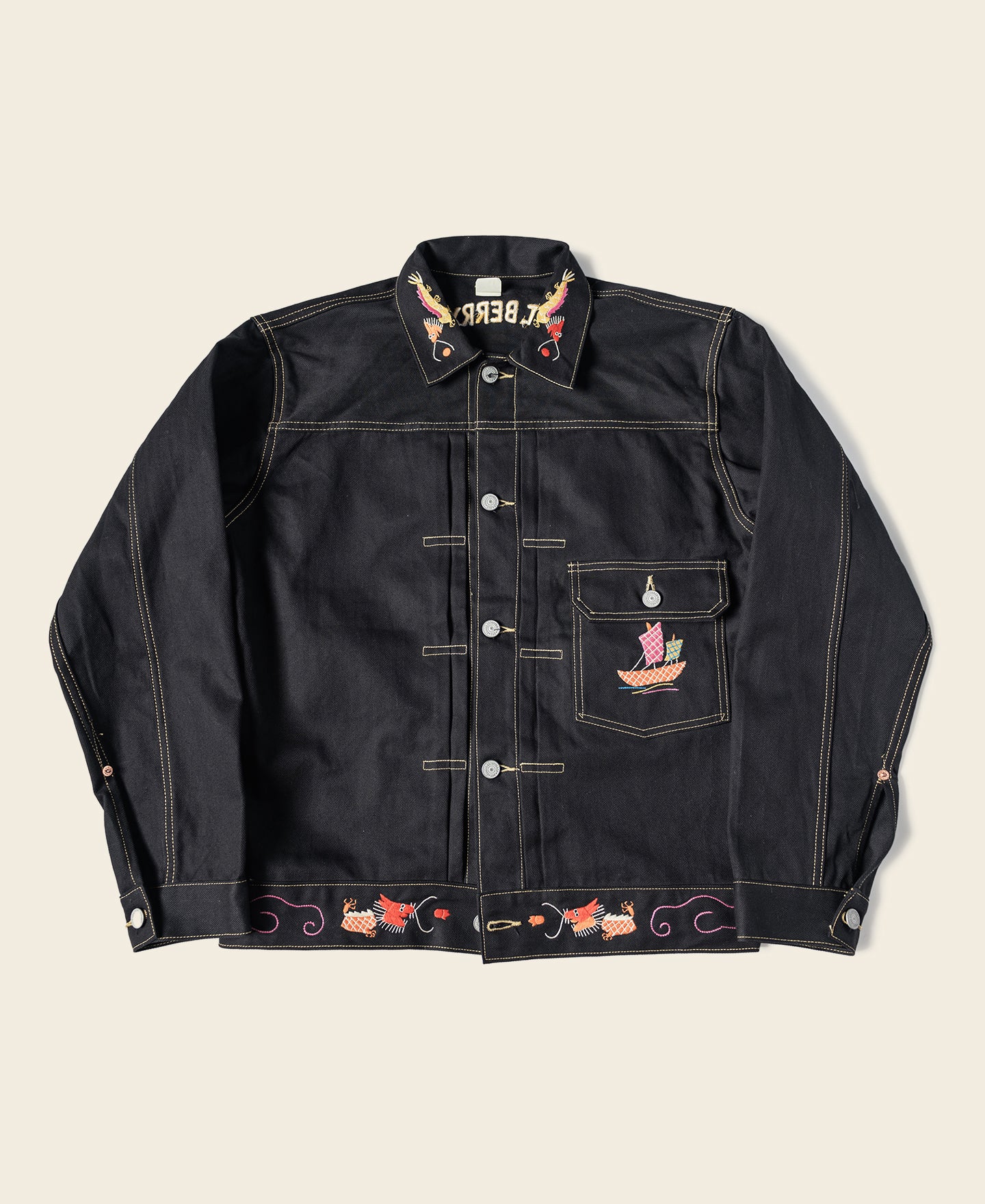 1946 China Dragon Embroidery Souvenir Tour Jacket - Image 2