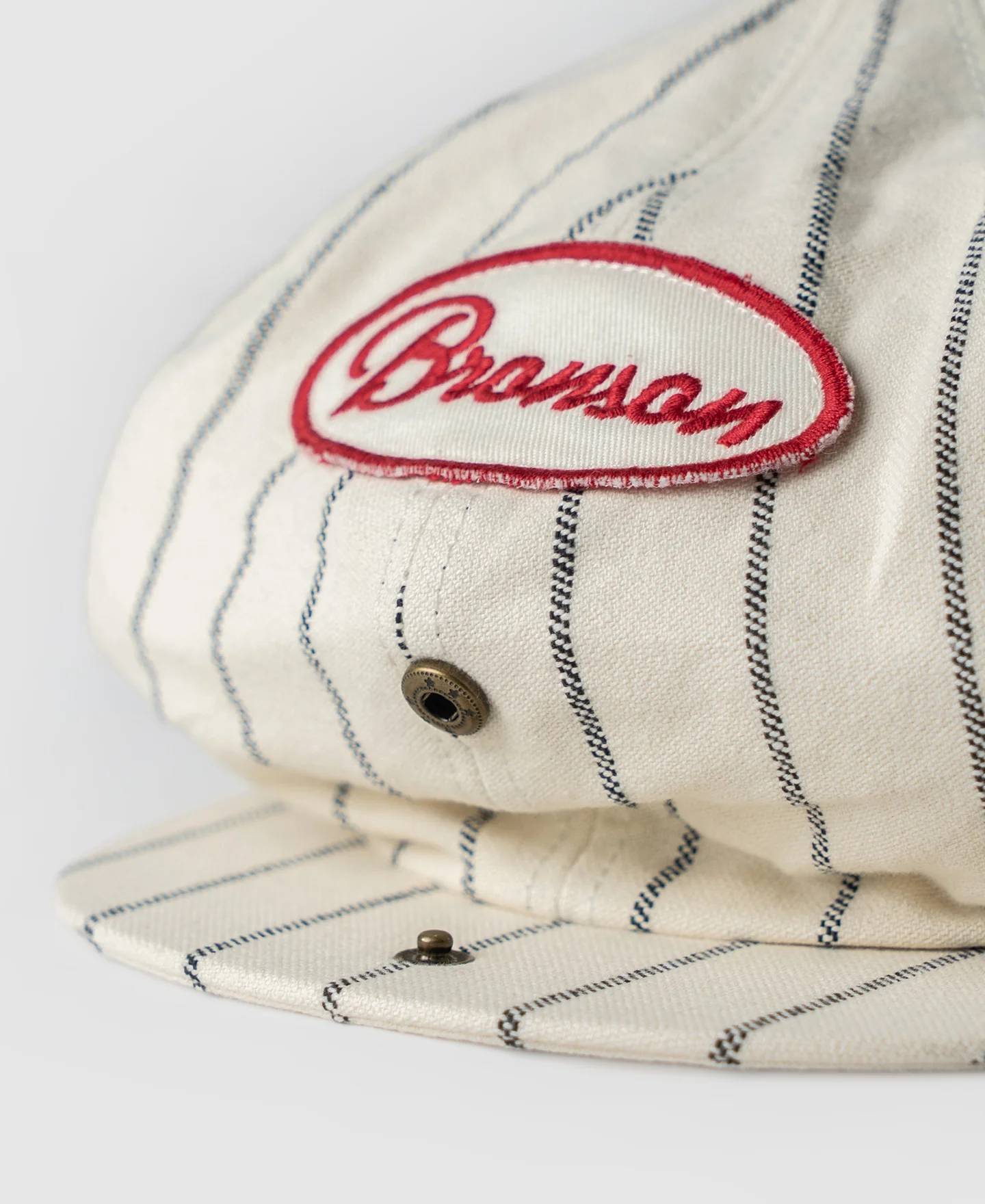 1950s Old Oil Snapbacks Flat Cap - White - Image 4