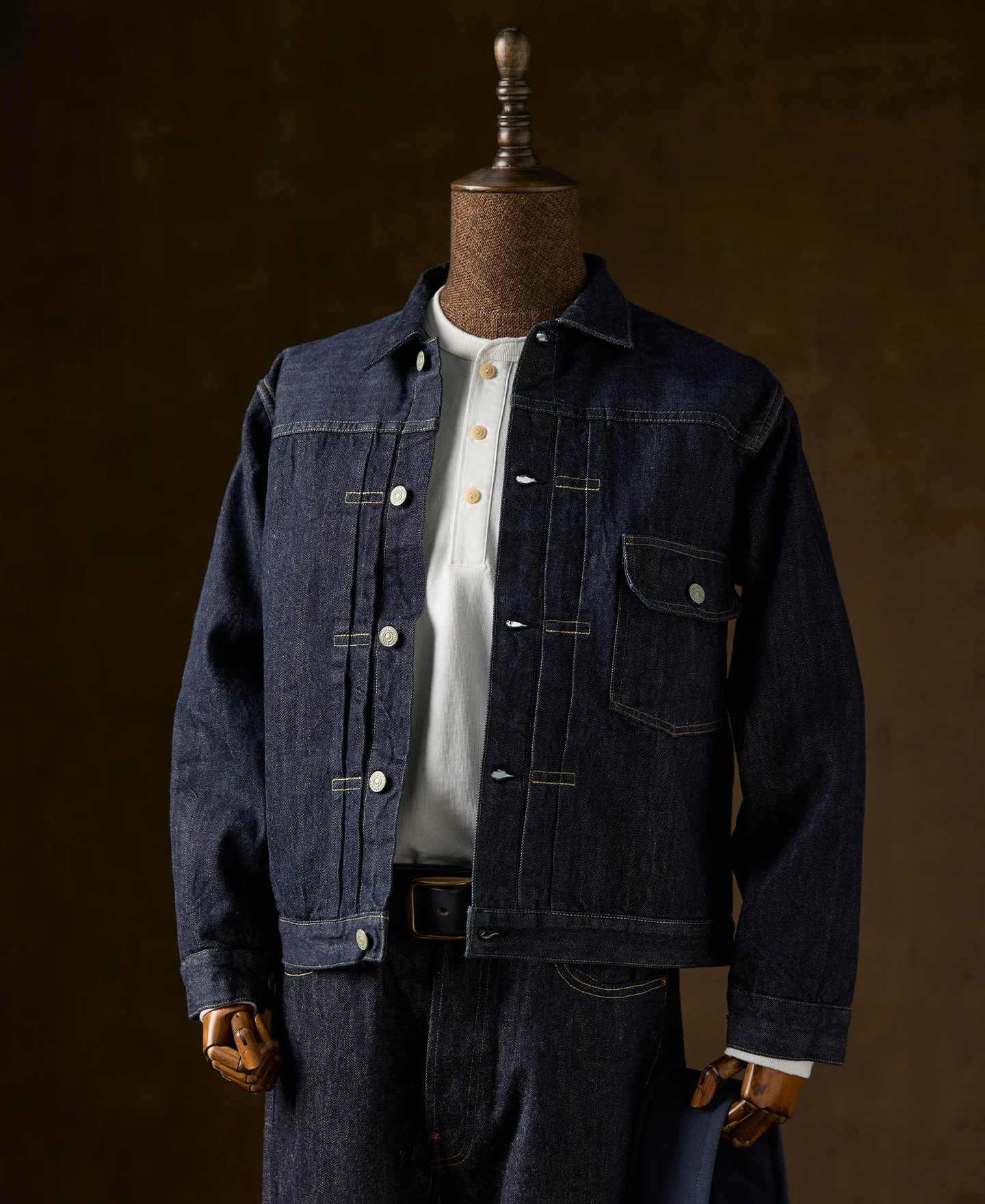 1950s Type 1 Blanket Lined Denim Jacket - Image 4