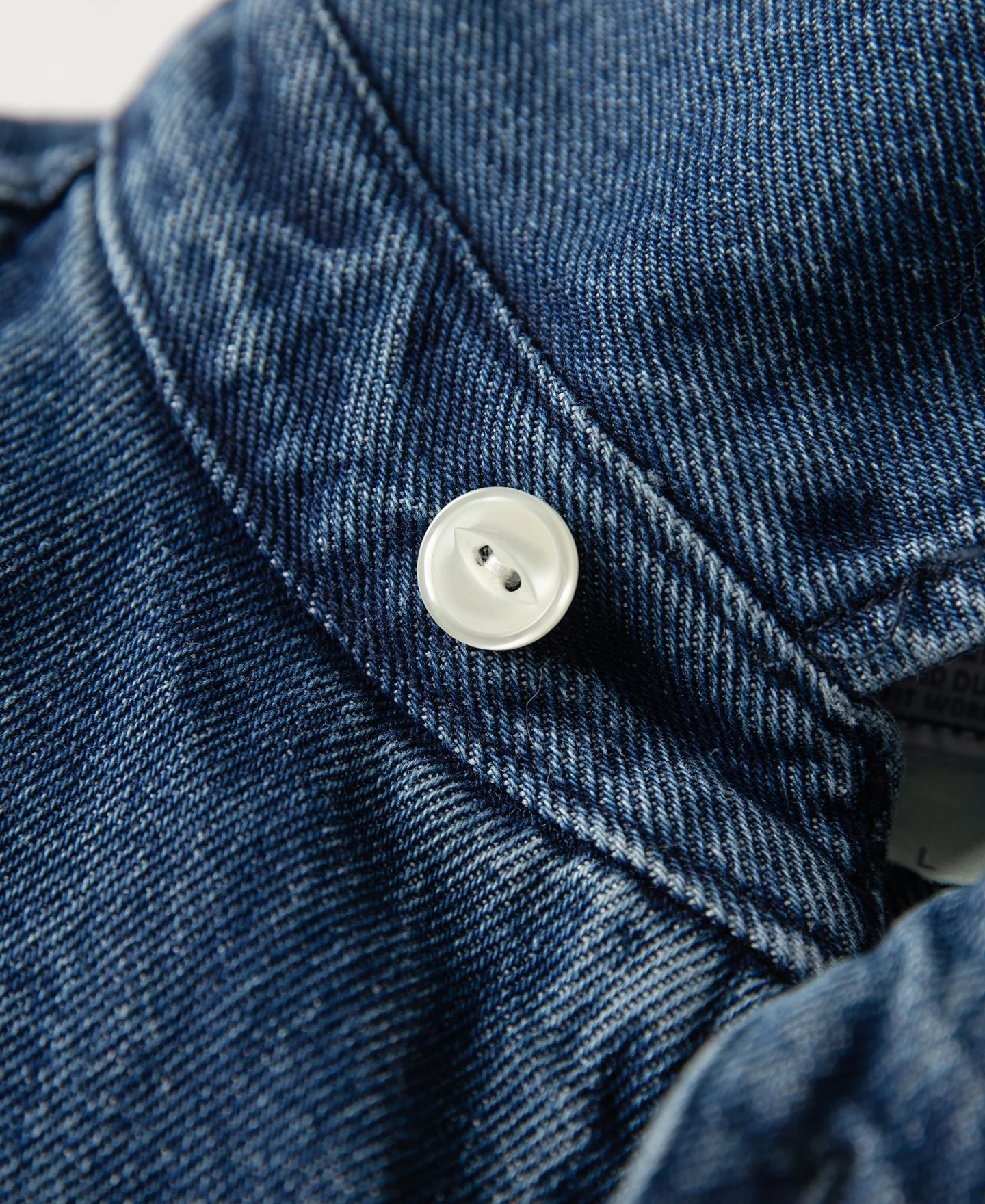 1970s Stonewashed Zip Up Denim Work Jacket - Image 10