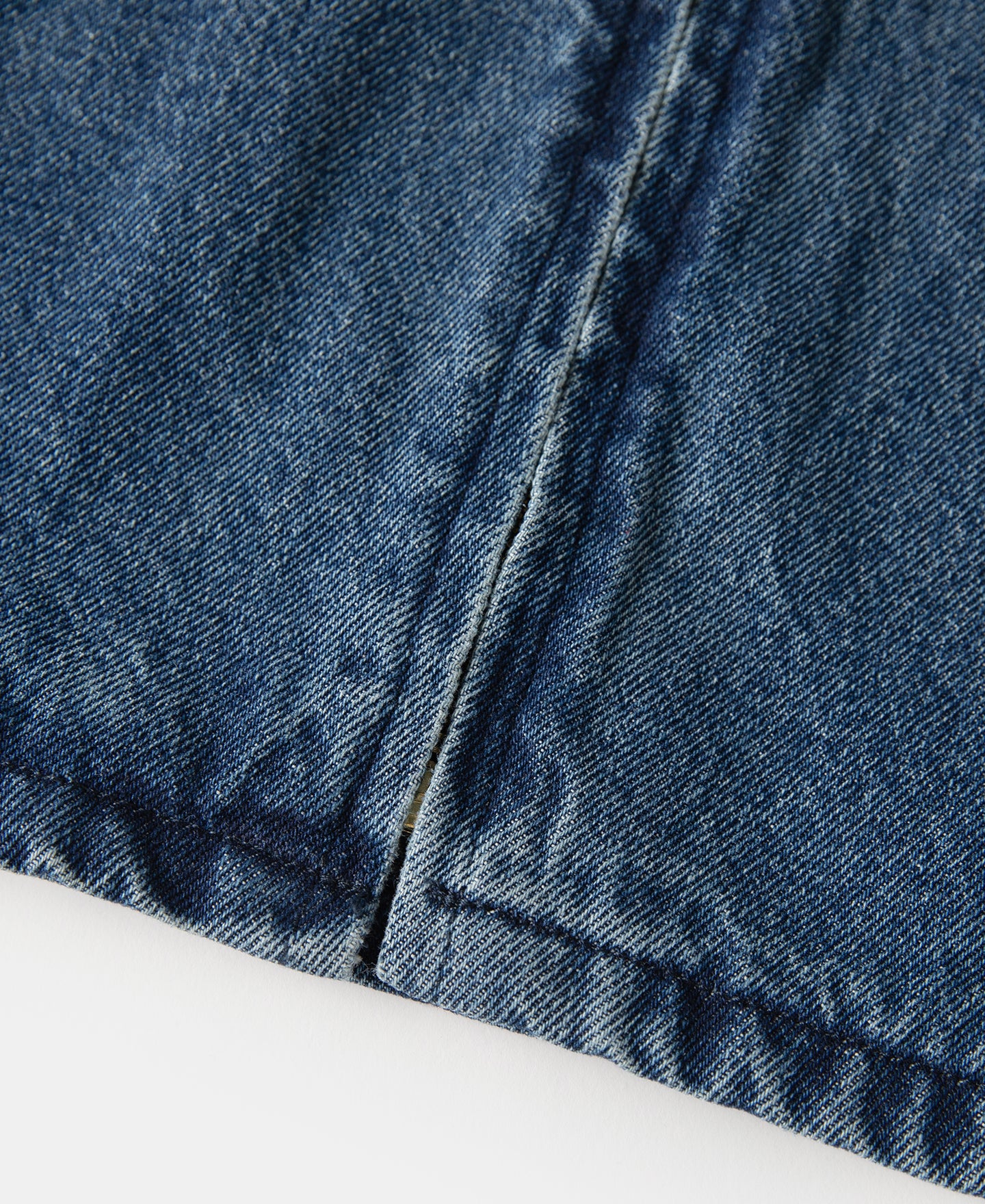 1970s Stonewashed Zip Up Denim Work Jacket - Image 15