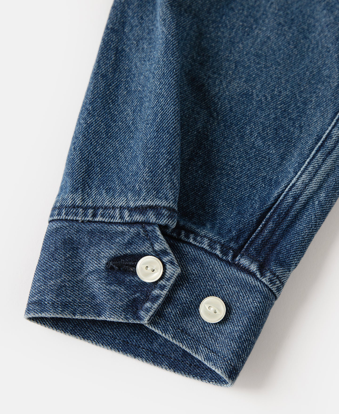 1970s Stonewashed Zip Up Denim Work Jacket - Image 16