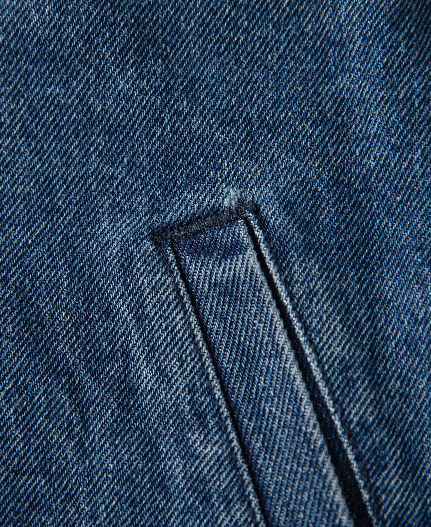 1970s Stonewashed Zip Up Denim Work Jacket - Image 19