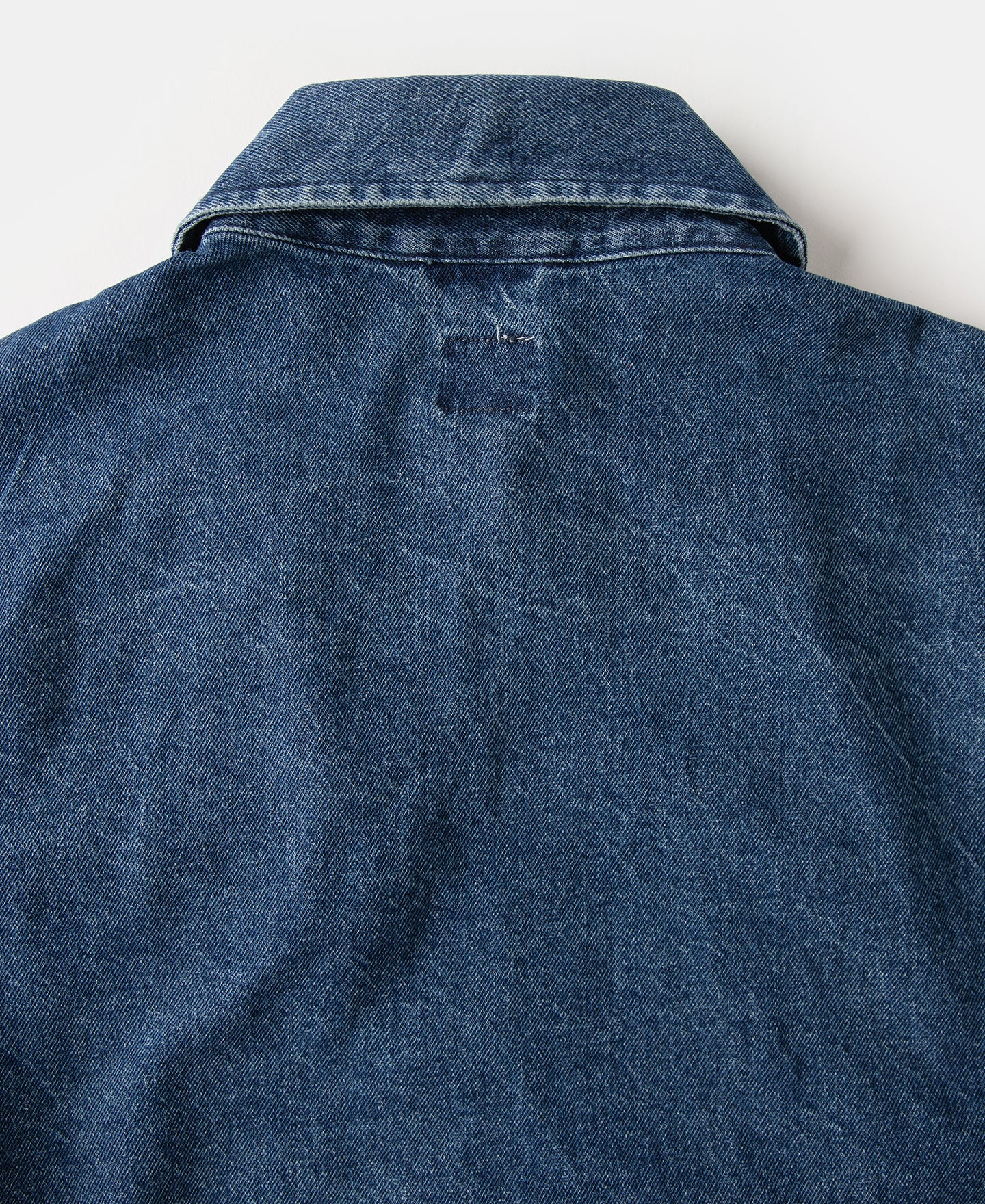 1970s Stonewashed Zip Up Denim Work Jacket - Image 20