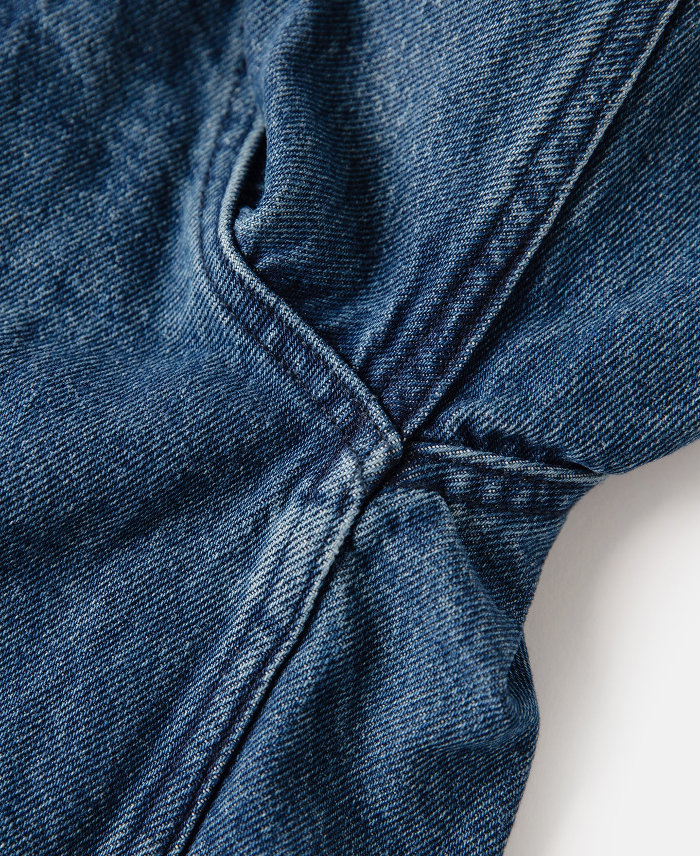 1970s Stonewashed Zip Up Denim Work Jacket - Image 21