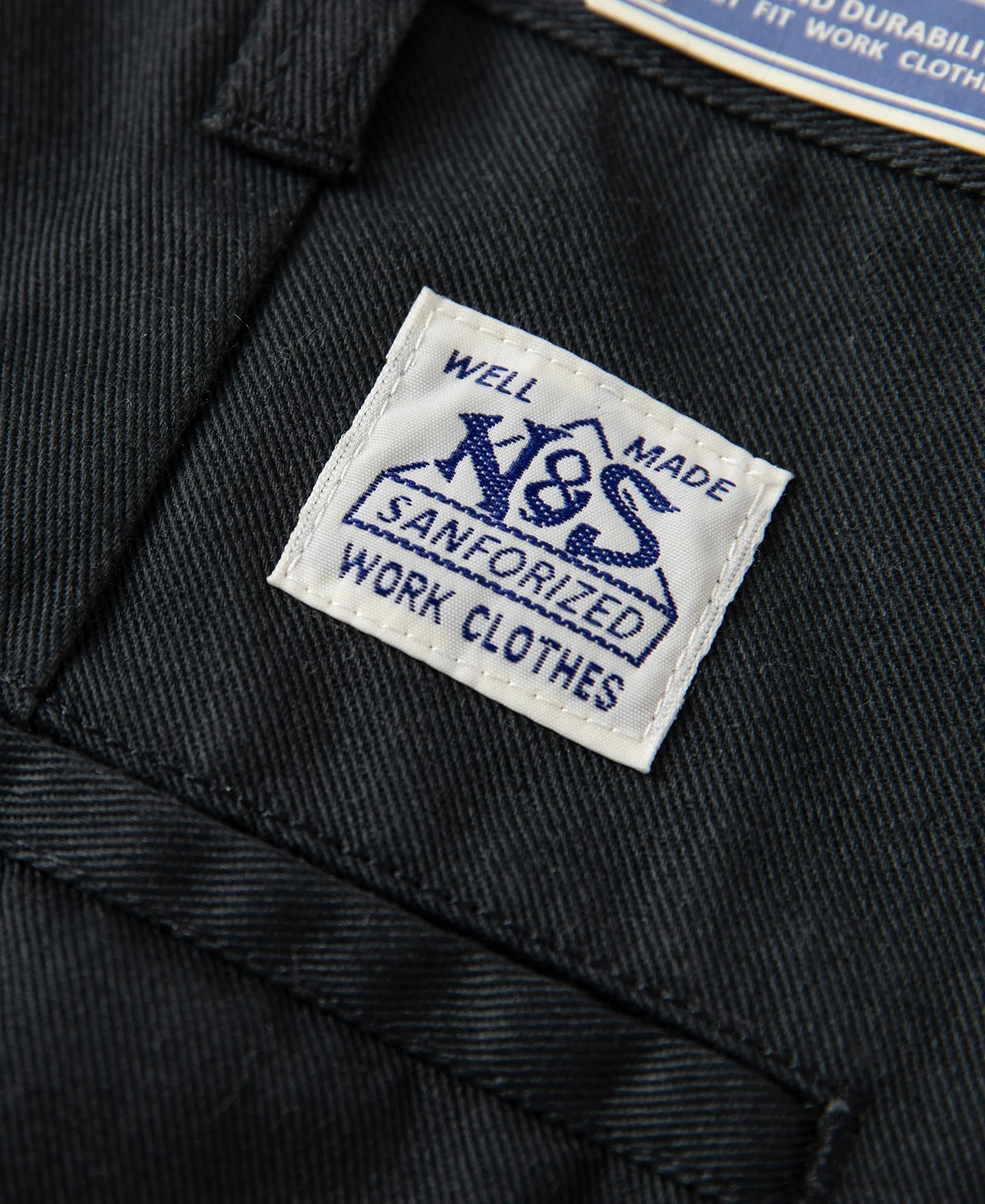 1970s Straight-Leg Work Pants - Black - Image 12