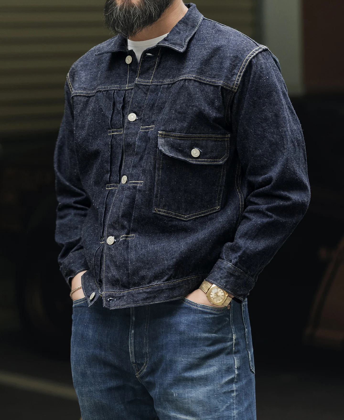 47806XX 1947 Type 1 Selvedge Denim Jacket - Image 5