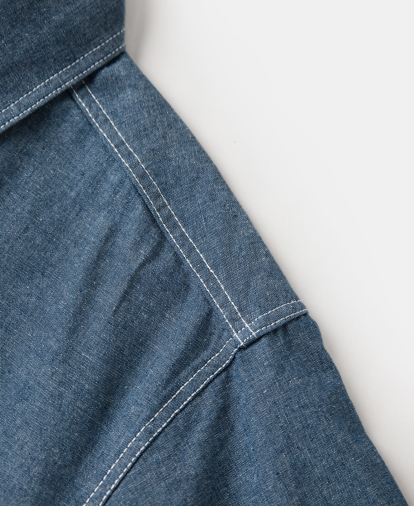 Chambray Short Sleeve Work Shirt - Image 11