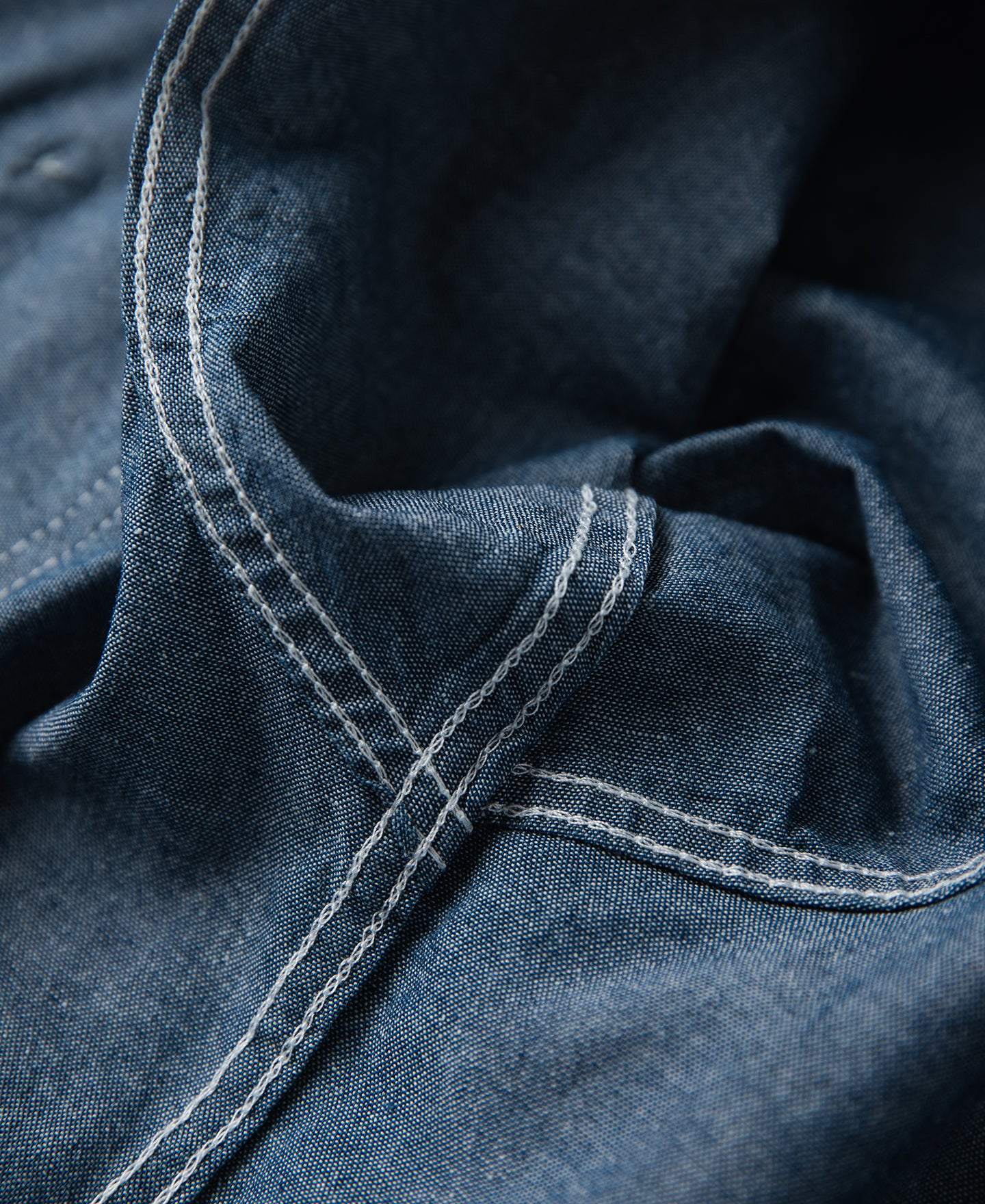 Chambray Short Sleeve Work Shirt - Image 18