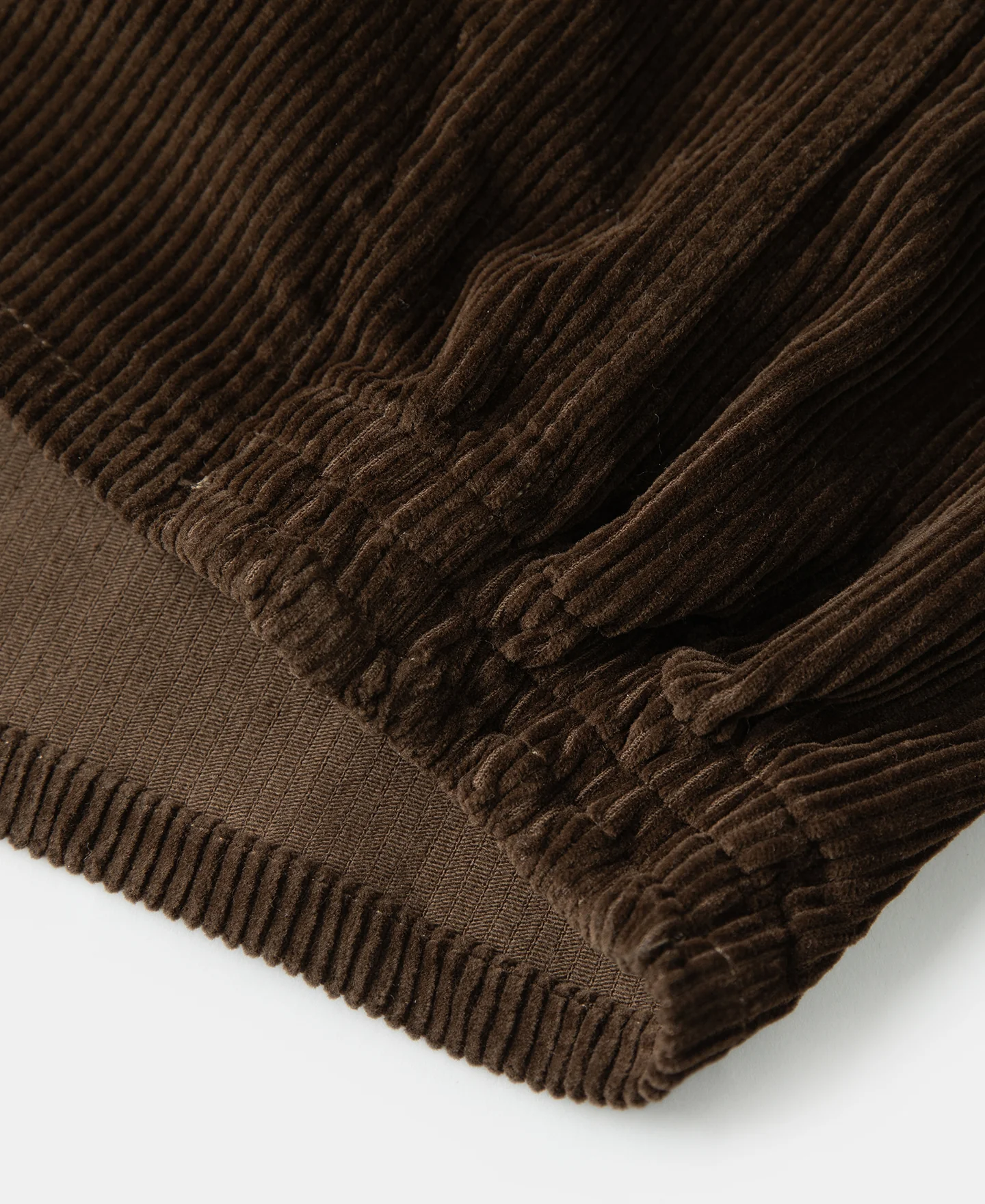 9 Wale Cotton Corduroy Zip-Up Jacket - Brown - Image 14