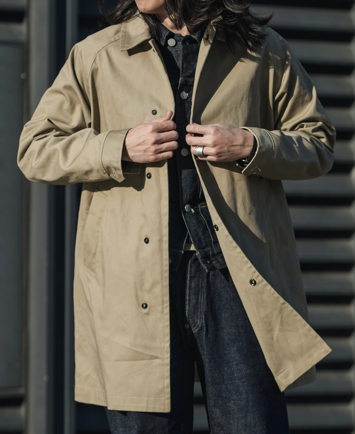 All Weather Trench Coat - Khaki - Image 4