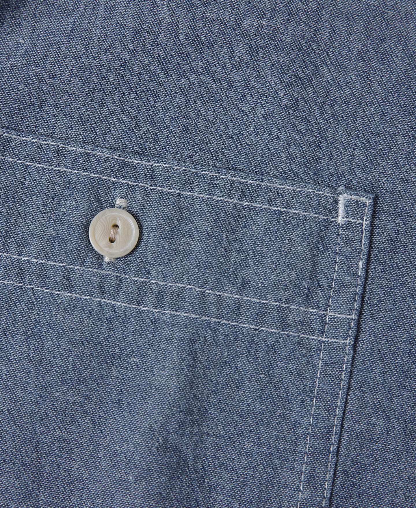 Blue Chambray Work Shirt - Image 12