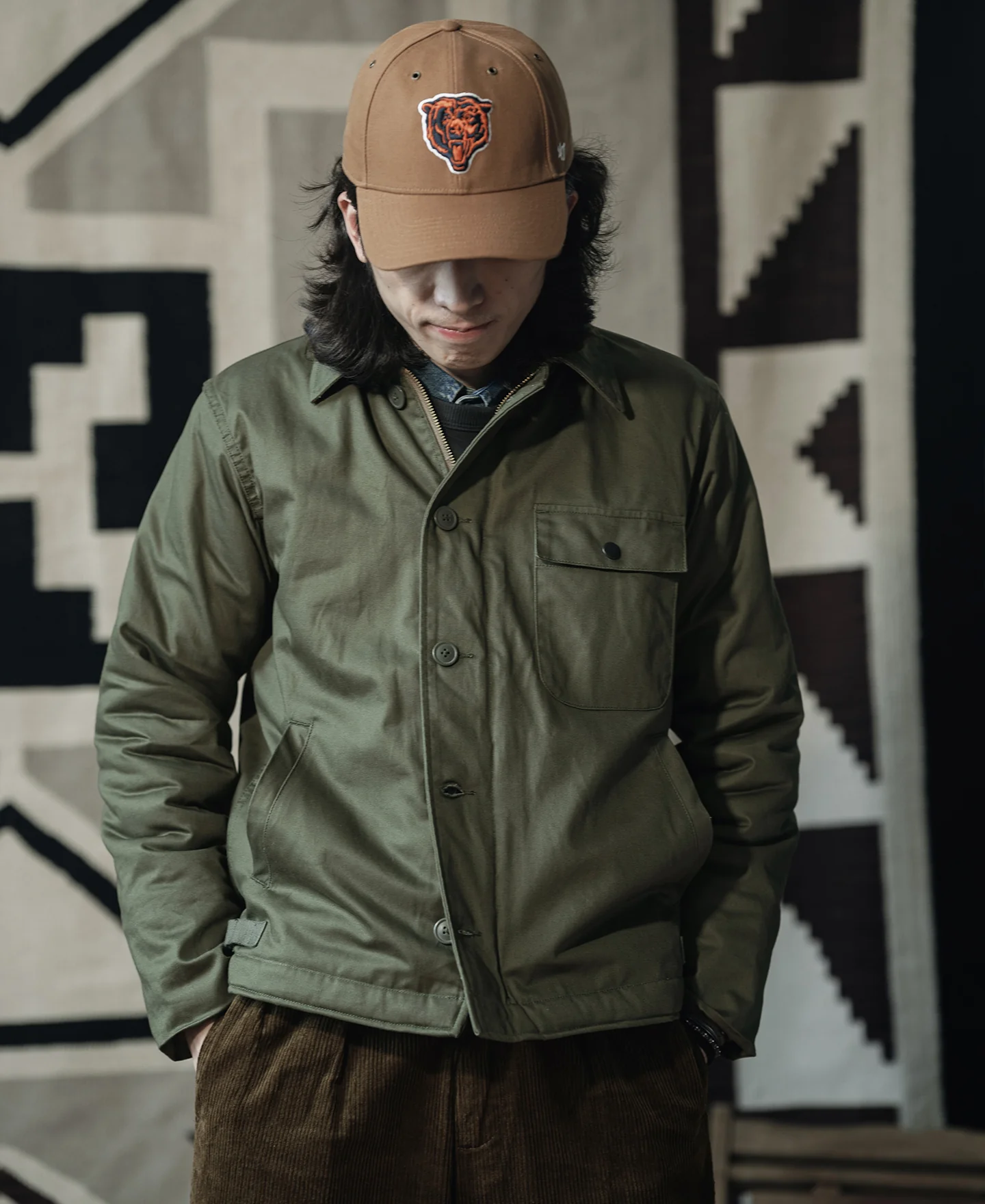 Final Version USN A-2 Deck Jacket (Polyester Lamb Wool) - Image 4