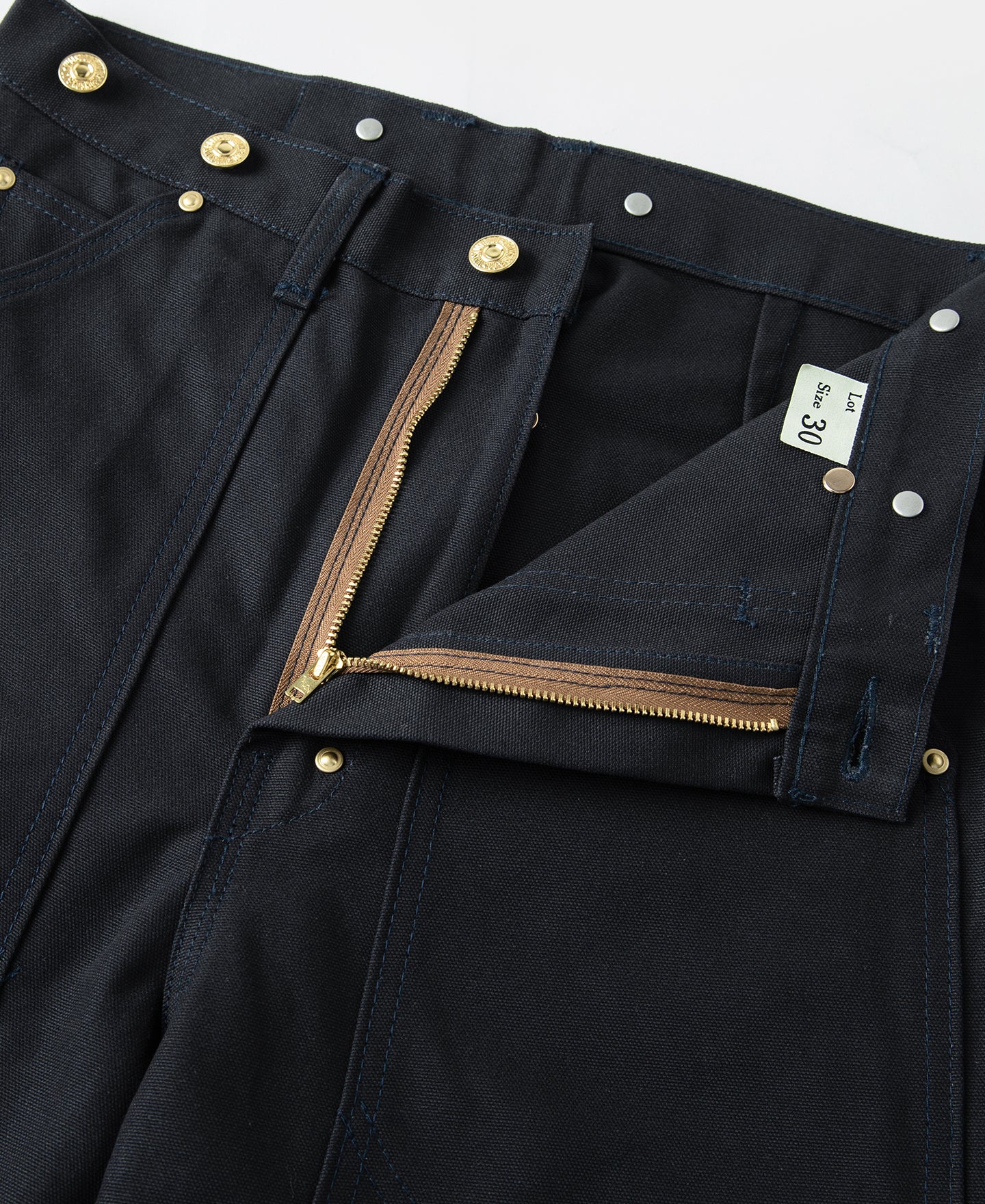 Heavy Duty Canvas Double Knee Pants - Navy - Image 4