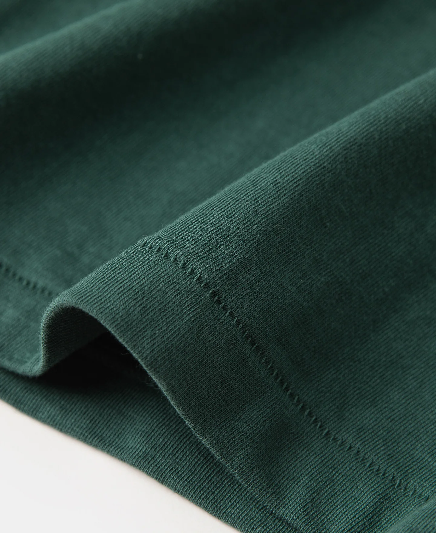 Loopwheel Tubular Slub Cotton Pocket T-Shirt - Green - Image 10