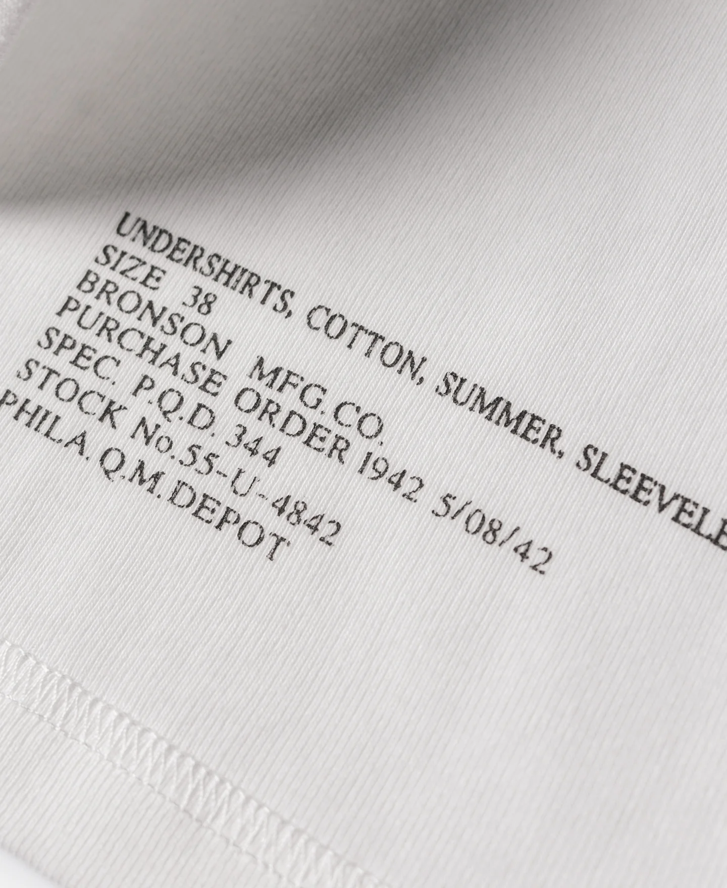 Military Cotton Tank Top - White - Image 11
