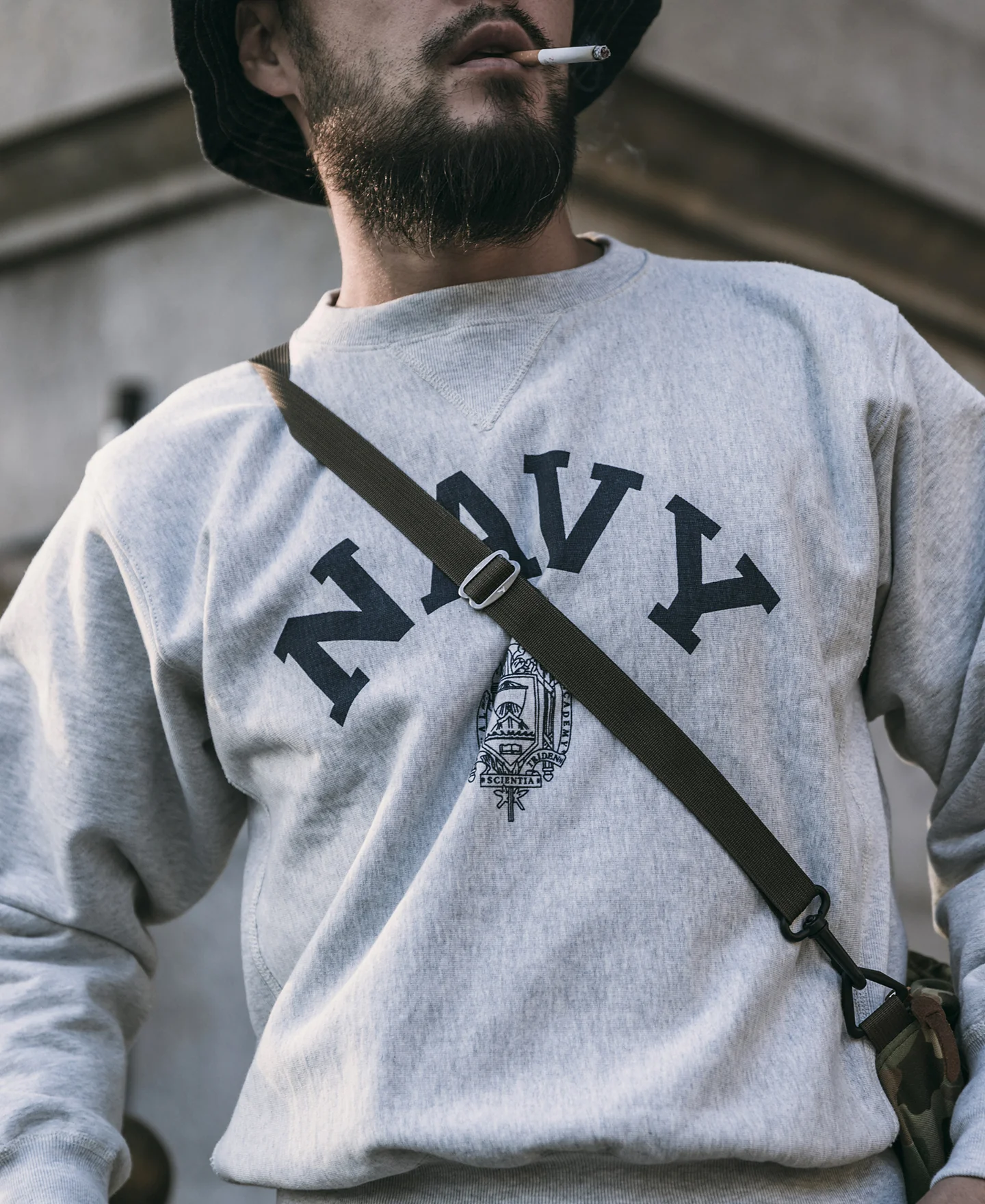 US Naval Academy Reverse Weave Sweatshirt - Image 5