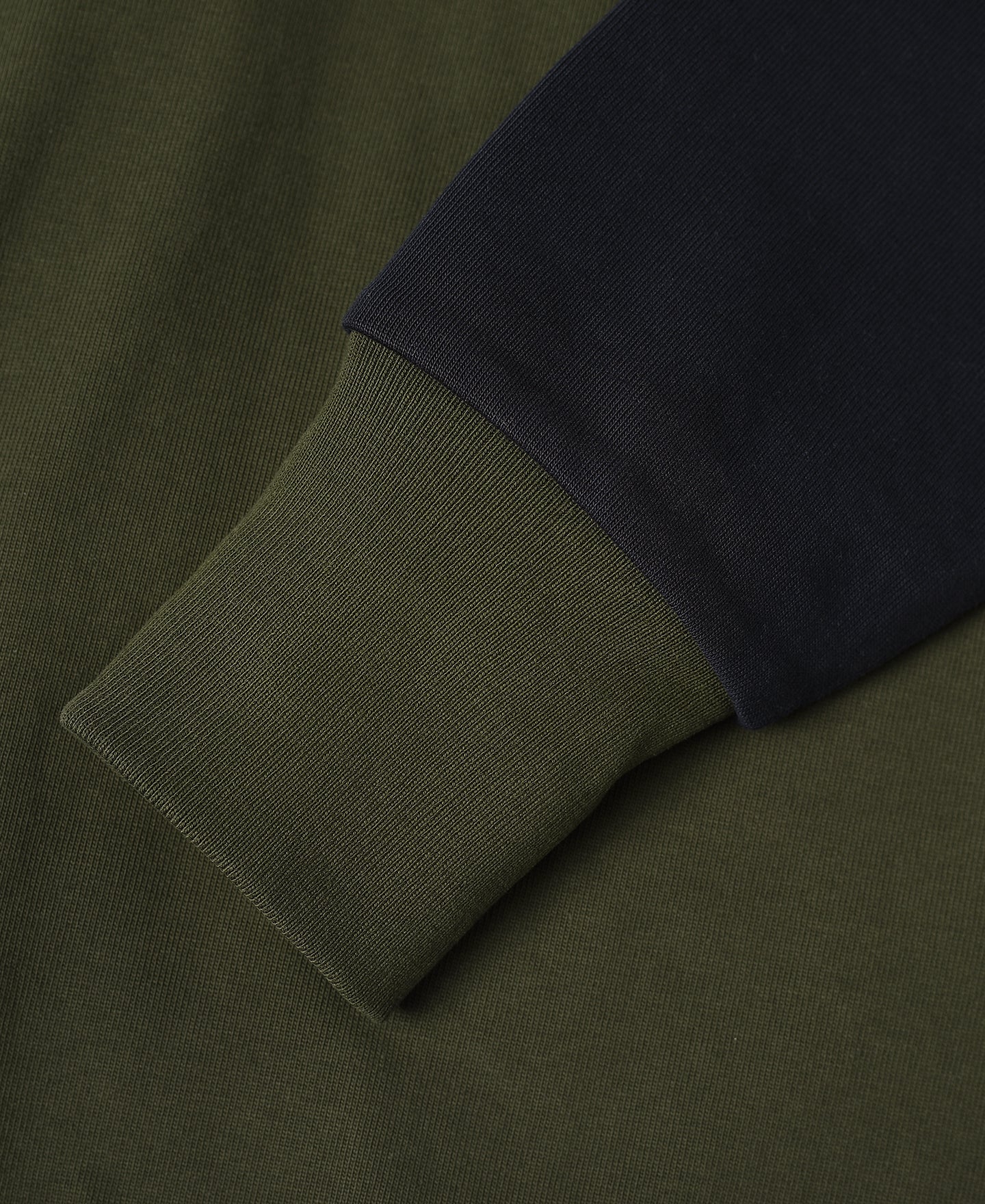 Quarter-Zip Rider Printed Long Sleeve T-Shirt - Olive - Image 7