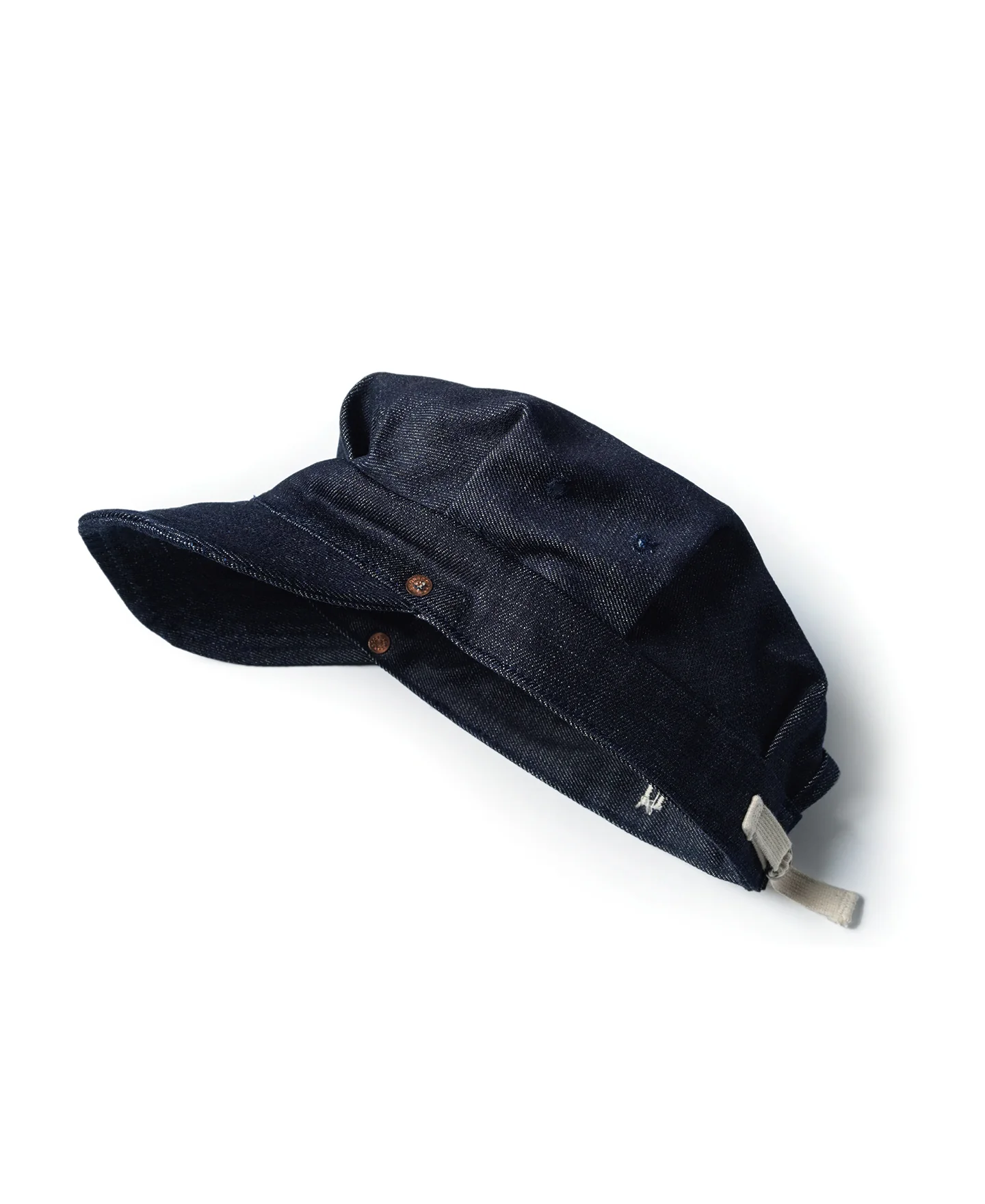 Indigo Denim Railroad Engineer Cap - Image 9