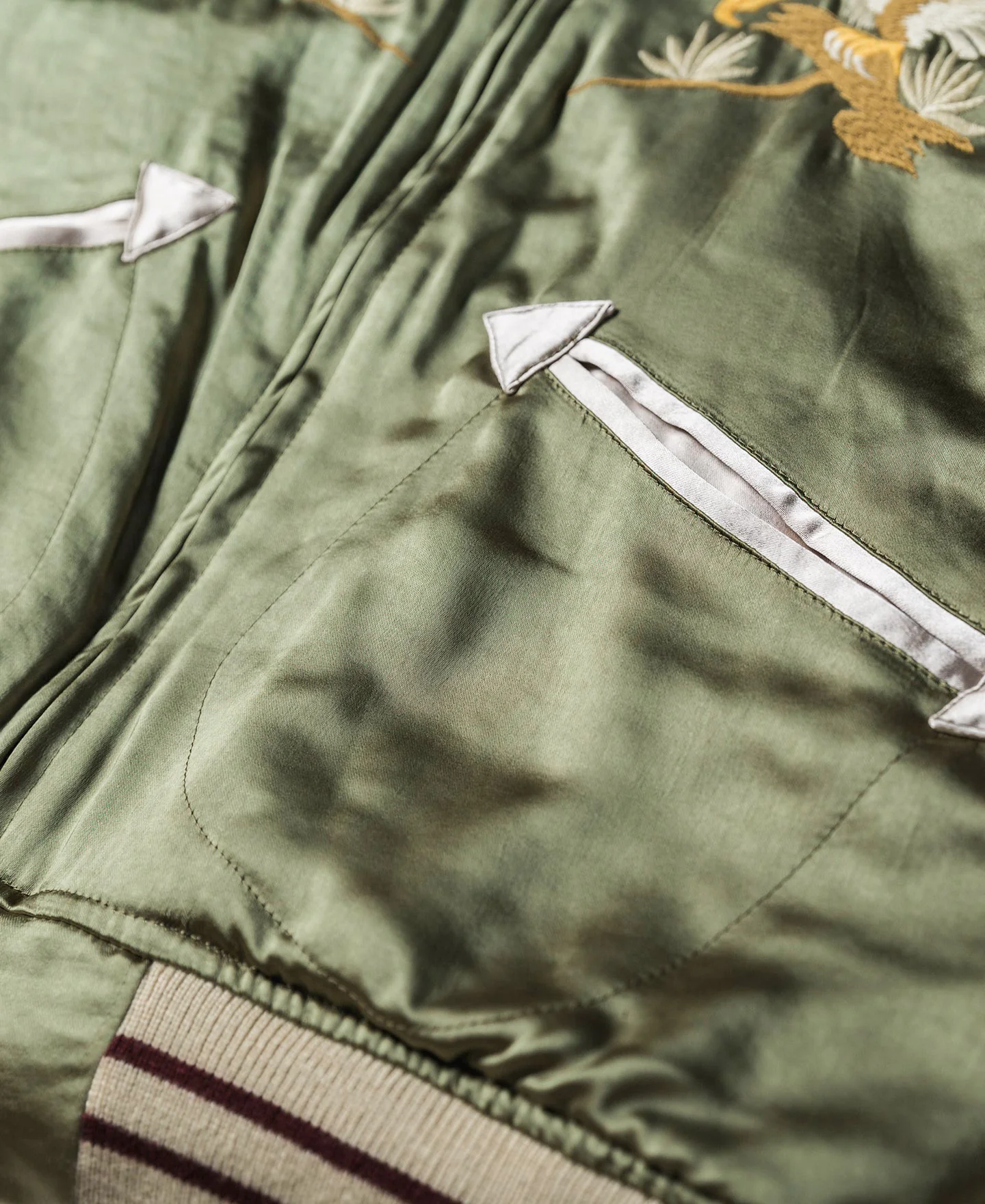 1950s Reversible Acetate Souvenir Jacket - Falcon × Tiger - Image 12