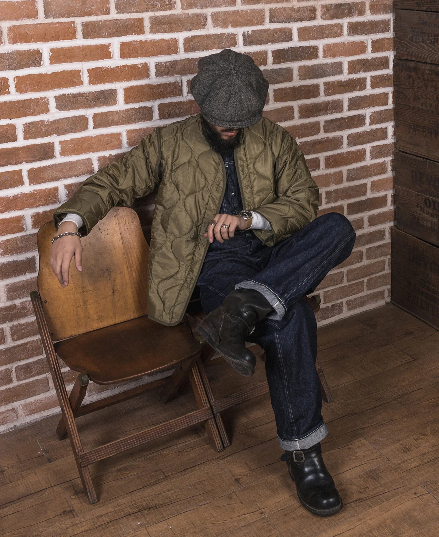 US Army 1st Model M-65 Field Jacket Liner - Image 4