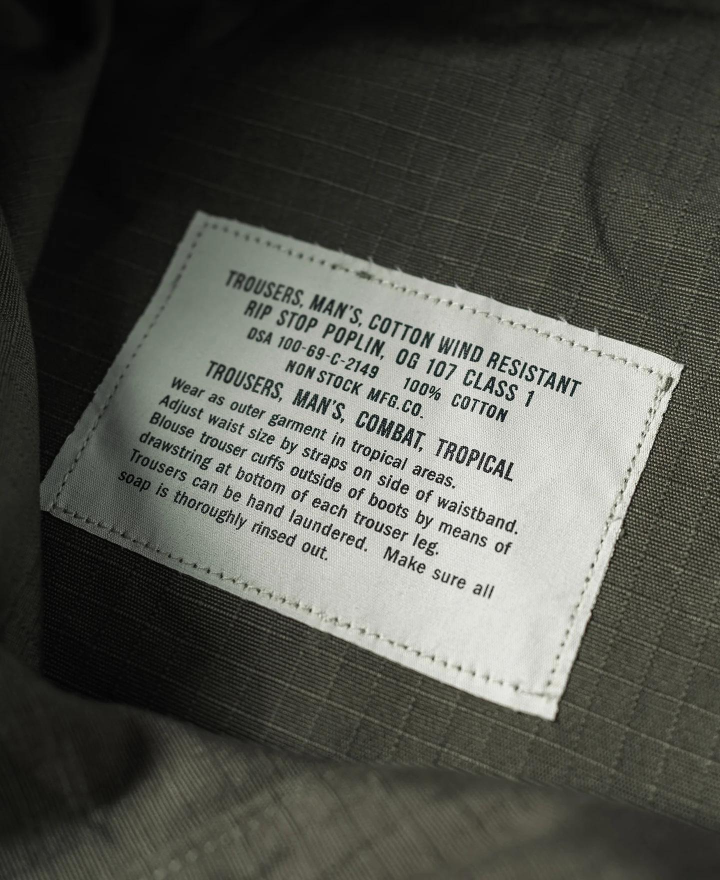 US Army 5th Model Tropical Jungle Fatigue Pants - Image 17