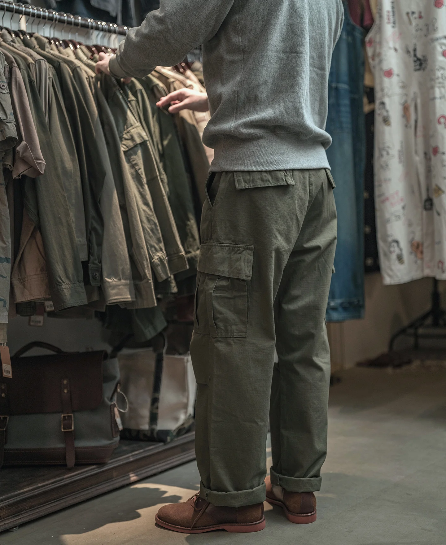 US Army 5th Model Tropical Jungle Fatigue Pants - Image 4