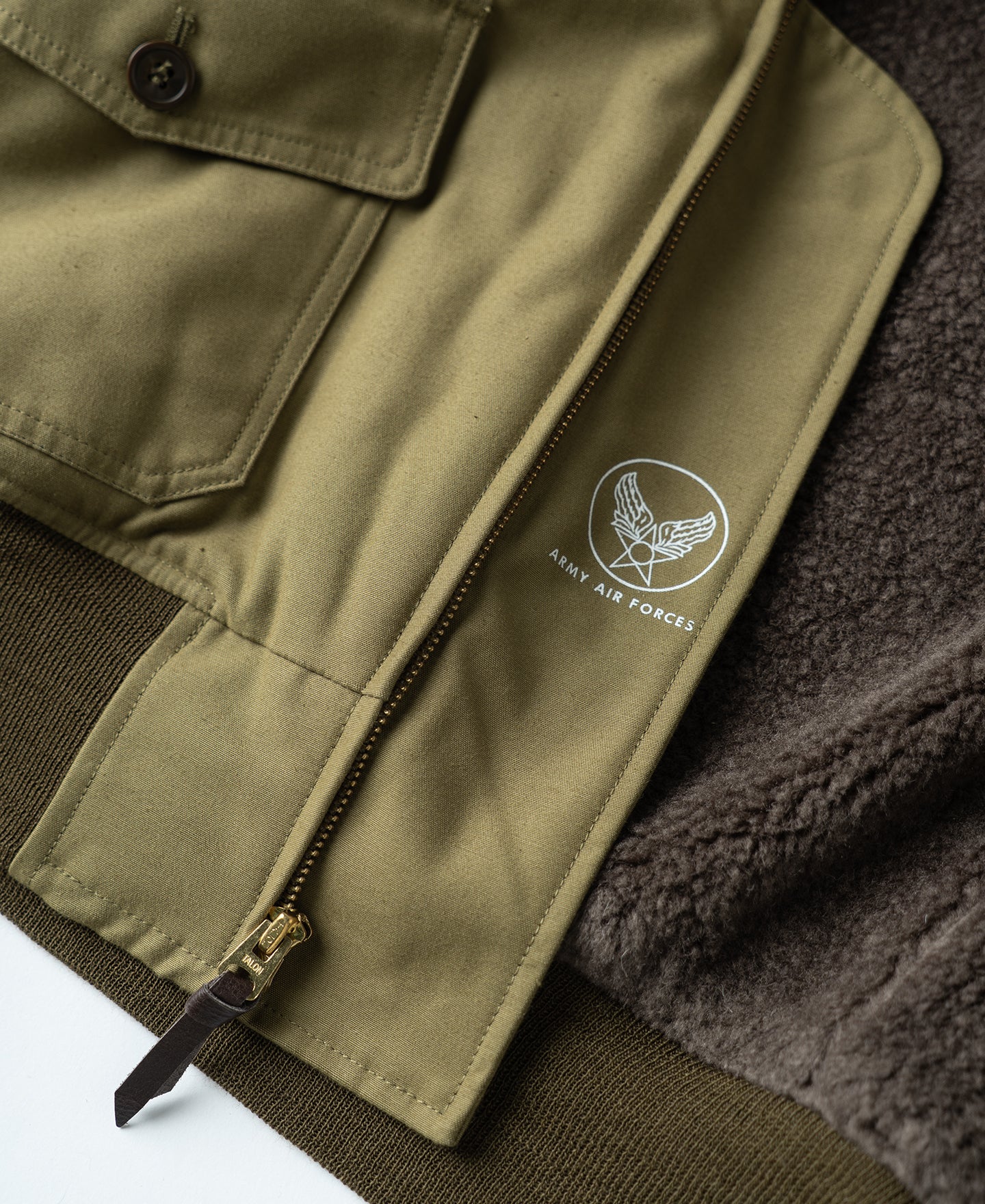 USAAF Type B-10 Flight Jacket - Khaki - Image 12