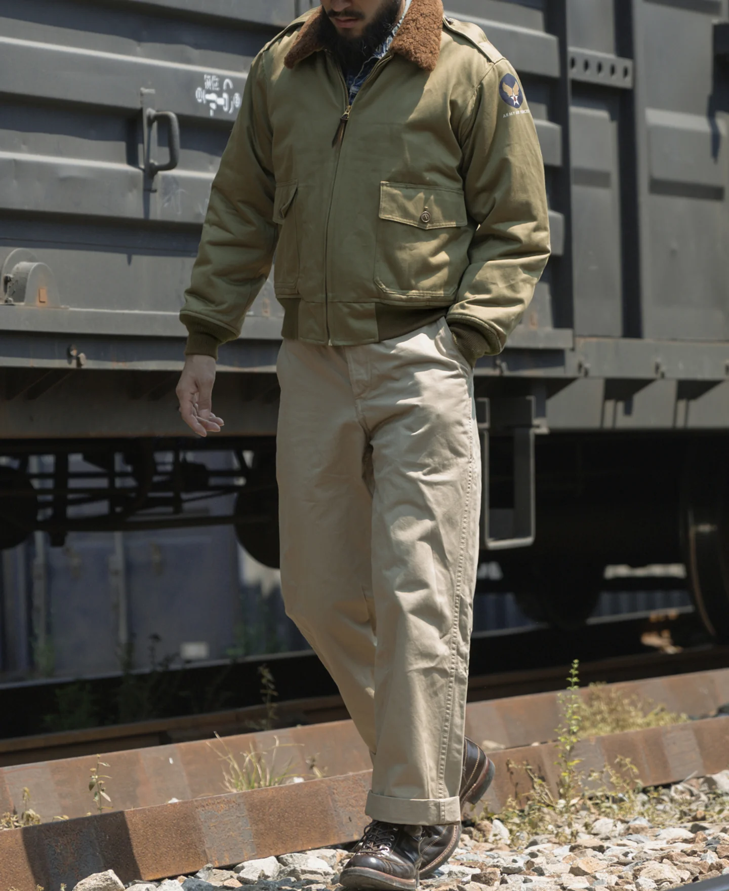 USAAF Type B-10 Flight Jacket - Khaki - Image 6
