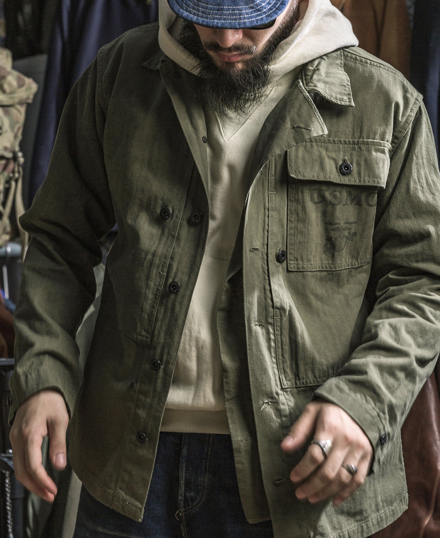 USMC P-44 HBT Utility Jacket - Image 6