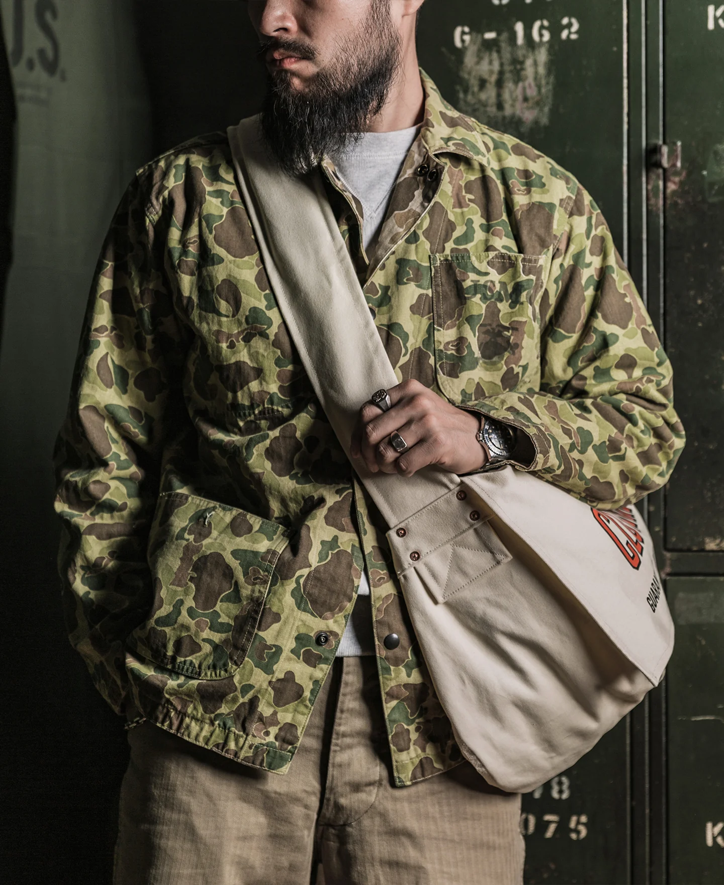 WWII USMC Type P-42 Duck Hunter Camo Jacket - Image 3