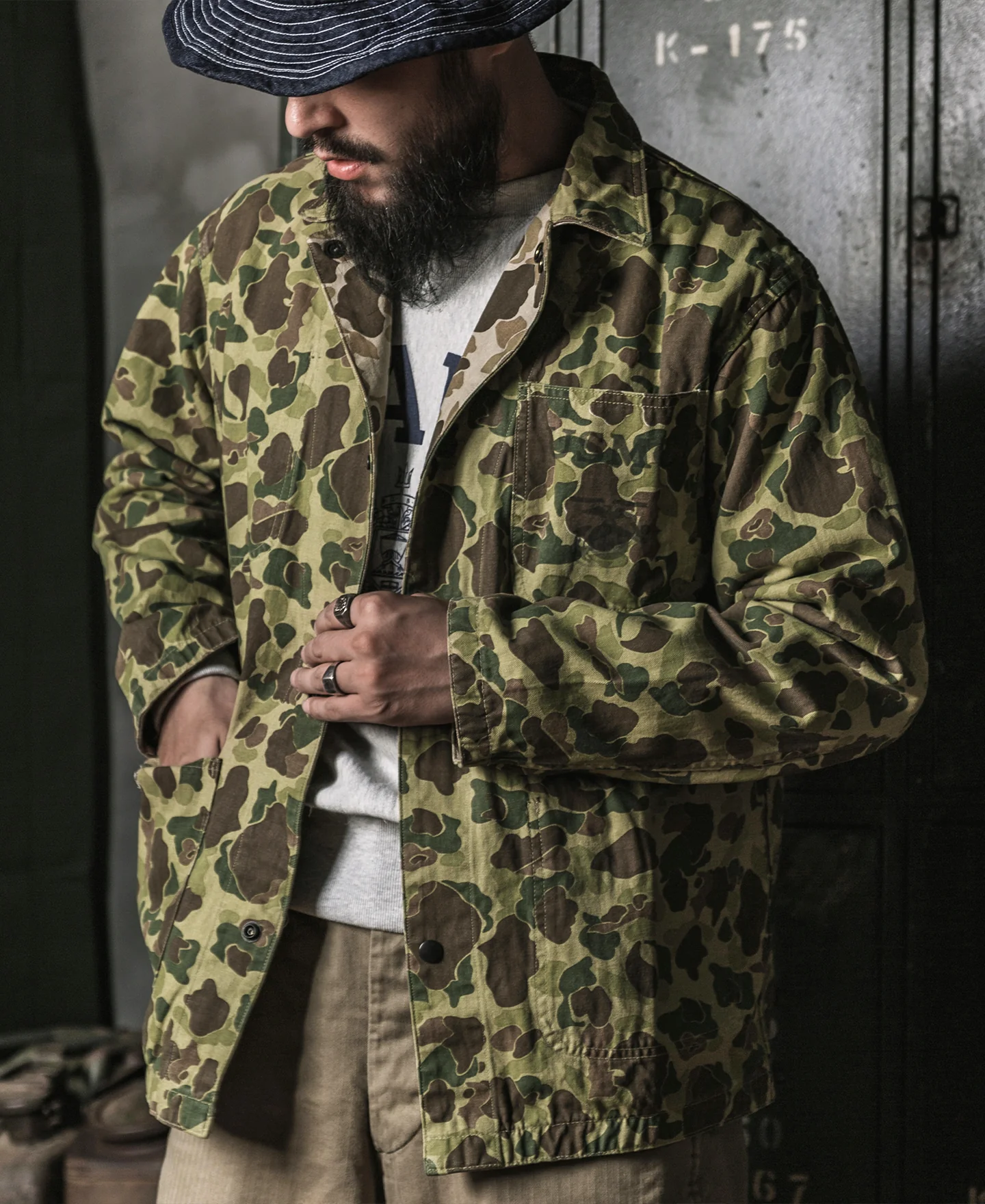 WWII USMC Type P-42 Duck Hunter Camo Jacket - Image 4