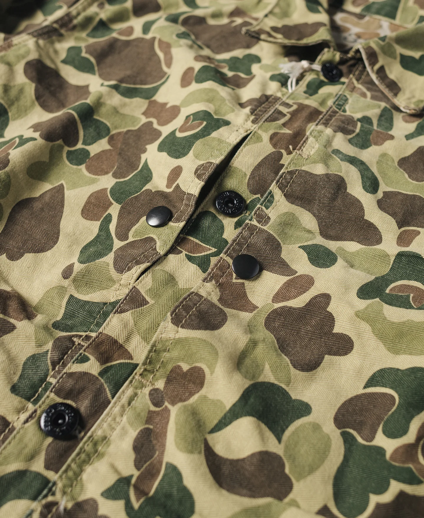 WWII USMC Type P-44 HBT Duck Hunter Camo Jacket - Image 11